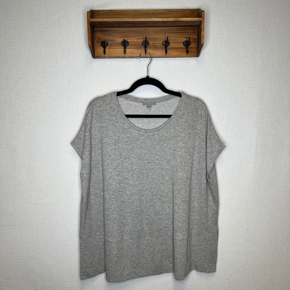 COS Gray Knit Dolman Sleeve Crew Neck‎ Top Women's Size Small